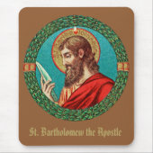 St. Bartholomew der Apostel (JMAS 03) Mousepad (Vorne)