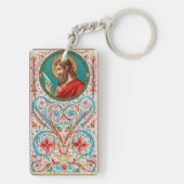 St. Bartholomew der Apostel (JMAS 03) Schlüsselanhänger (Rückseite)