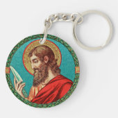 St. Bartholomew der Apostel (JMAS 03) Schlüsselanhänger (Rückseite)