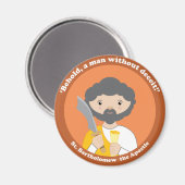 St. Bartholomew der Apostel Magnet (Vorderseite/Rückseite)