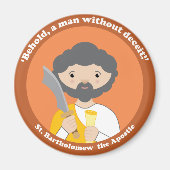 St. Bartholomew der Apostel Magnet (Vorne)