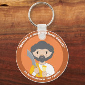 St. Bartholomew der Apostel Schlüsselanhänger (Vorderseite)