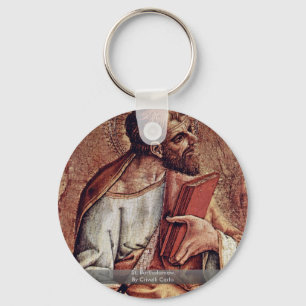 St Bartholomew, durch Crivelli Carlo Schlüsselanhänger