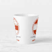 St. Bartholomew Grade School Alumni Latte Tasse (Vorderseite)