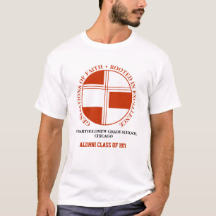 St Bartholomew-Klasse-Klasse-Klasse des männlichen T-Shirt