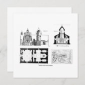 St. Bartholomew Kloster Boden und Kreuzplan (Vorne/Hinten)