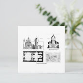 St. Bartholomew Kloster Boden und Kreuzplan (Stehend Vorderseite)