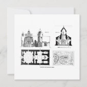 St. Bartholomew Kloster Boden und Kreuzplan (Vorderseite)