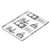 St. Bartholomew Kloster Boden und Kreuzplan N Notizblock (Linke Seite)