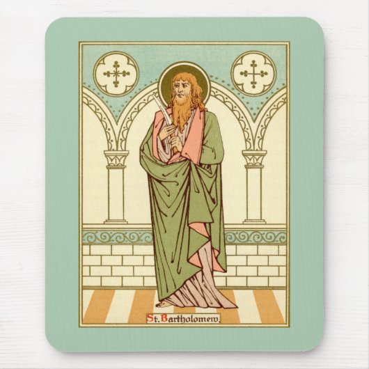 St. Bartholomew the Apostle (RLS 03) (Stil 1) Mousepad (Vorne)