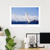 St. Barth's Bucket Regatta Poster (Heimbüro)