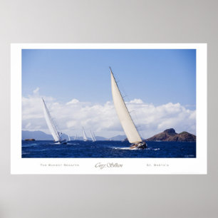 St. Barth's Bucket Regatta Poster