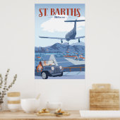 St Barths Landing Poster (Küche)