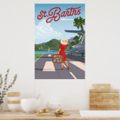 St Barths Tarmac Poster (Küche)