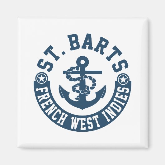St. Barts French West Indies Magnet (Vorne)