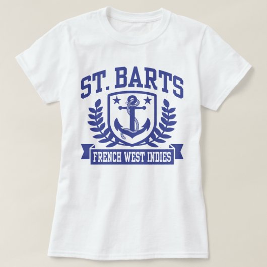 St. Barts French West Indies T-Shirt (Design vorne)