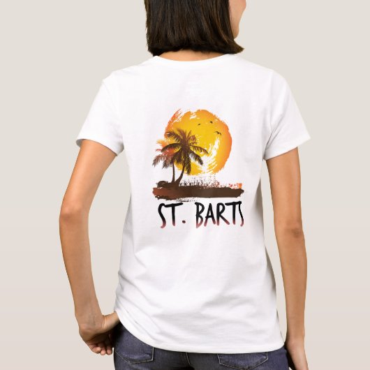 St. Barts Grunge T-Shirt (Rückseite)