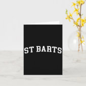St Barts Karte (Gelbe Blume)