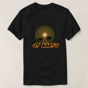 St. Barts Kokospalmen Silhouette T-Shirt
