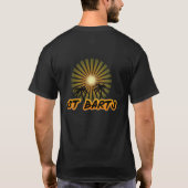 St. Barts Kokospalmen Silhouette T-Shirt (Rückseite)