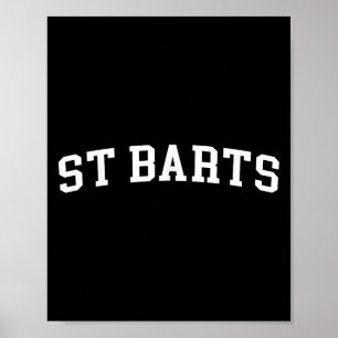 St Barts Poster