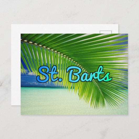 St. Barts Postkarte (Vorne/Hinten)