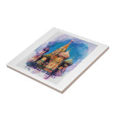 St Basil Kathedrale Moskau Russland Sketch Fliese (Seite)