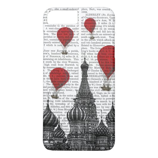 St. Basil Kathedrale und Rote Heißluftballons Case-Mate iPhone Hülle (Rückseite)