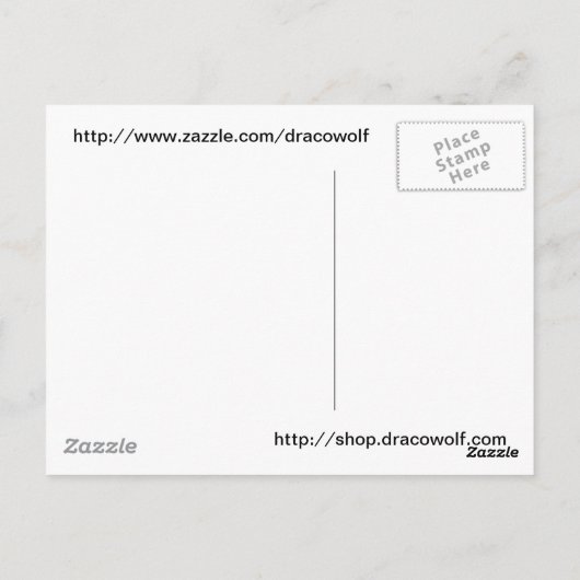 St. Basil Postkarte (Rückseite)