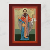St. Basil the Great Prayer Card Postkarte (Vorderseite)