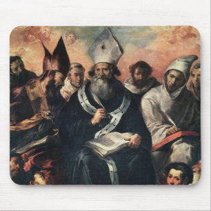 St. Basilikum, der seine Lehre vorschreibt Mousepad