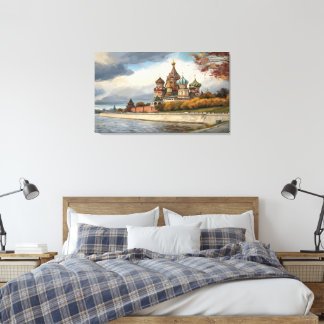 St. Basilius-Kathedrale Leinwand-Kunstprint Leinwanddruck