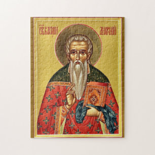 St. Basilius von Ancyra Orthodoxe christliche Ikon Puzzle