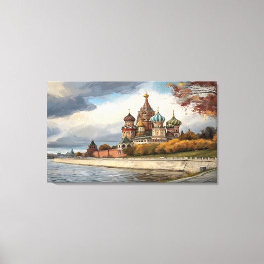 St. Basil's Cathedral Canvas Art Print Leinwanddruck (Vorderseite)