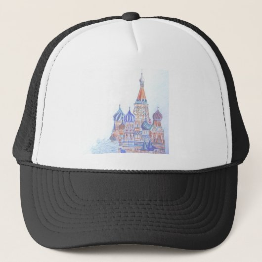 St. Basil's Cathedral Hat Truckerkappe (Vorderseite)