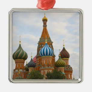 St. Basil's Cathedral in Red Square, Moscow Ornament Aus Metall