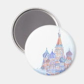 St. Basil's Cathedral Magnet (Vorderseite/Rückseite)