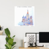 St. Basil's Cathedral Poster (Heimbüro)