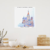 St. Basil's Cathedral Poster (Küche)