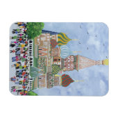St. Basil's Cathedral Roter Platz 1995 Magnet (Horizontal)