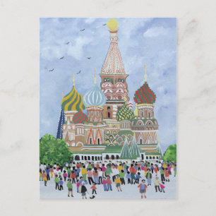 St. Basil's Cathedral Roter Platz 1995 Postkarte