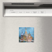 St. Basil's, Moskau "Von Russland..." Magnet (In Situ (Geschirrspüler))