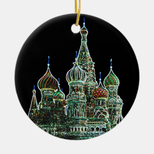 St Basils Neon Keramikornament (Vorne)