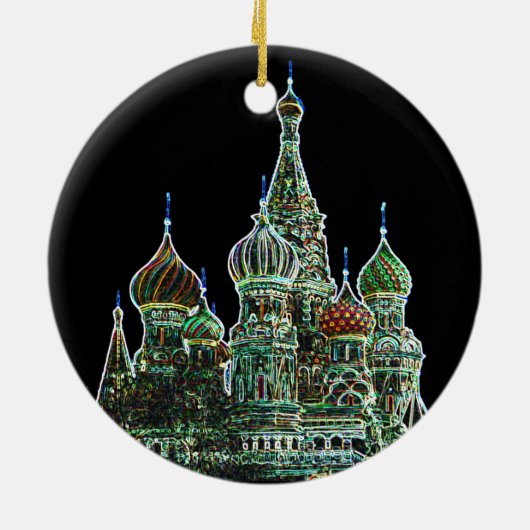 St Basils Neon Keramikornament (Hinten)