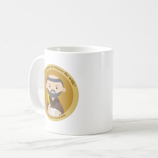St. Bede the Venerable Kaffeetasse (Vorderseite Links)