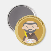 St. Bede the Venerable Magnet (Vorderseite/Rückseite)