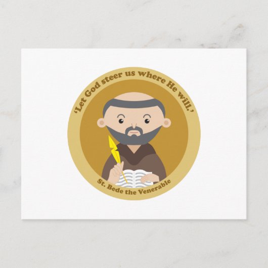 St. Bede the Venerable Postkarte (Vorderseite)