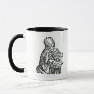 St. Bede von 'Liber Chronicarum Tasse