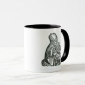 St. Bede von 'Liber Chronicarum Tasse (VorderseiteRechts)