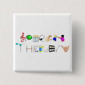 St. bei der Arbeit Button (Vorderseite)